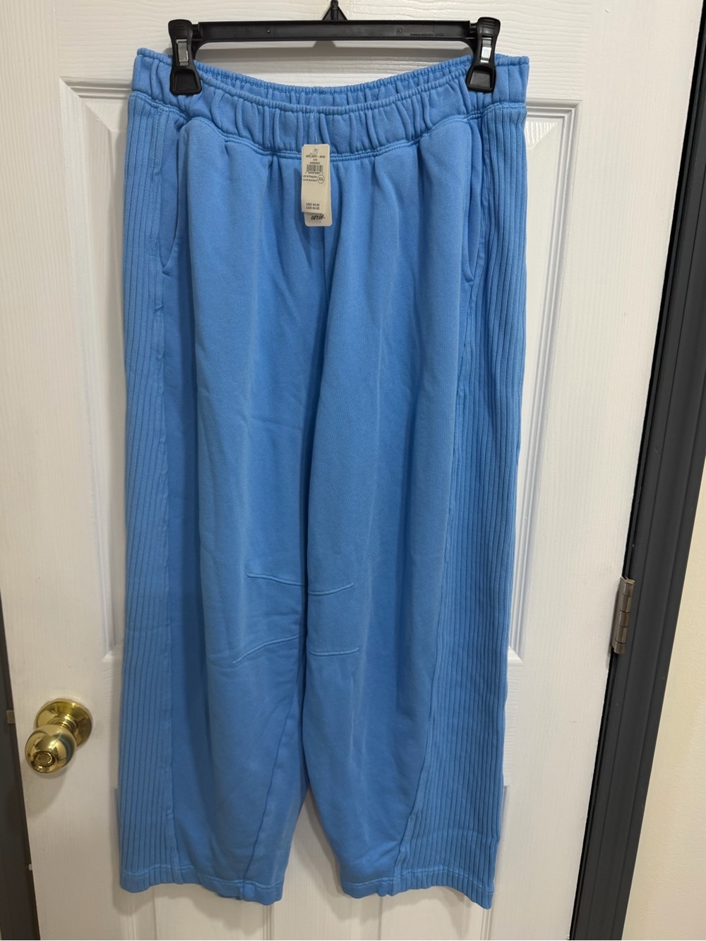 Aerie barrel Wide-Leg Blue Sweatpants
